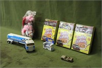 Assorted Racing Collectibles & Energizer Bunny