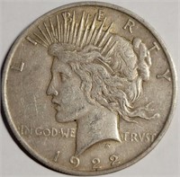 1922 - PEACE SILVER DOLLAR (97)