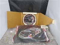 Dale Earnhardt Collectors Plate and Duffel Bag, --