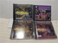 4 SmartSound Music Software 4 Volumes 4/7/6&43