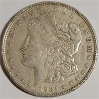 1921 - MORGAN SILVER DOLLAR (126)