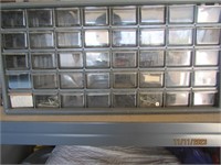 Tools 40 Drawer Storage Container With Contents