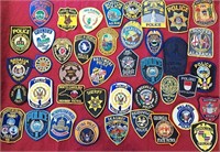 42 ASSORTED POLICE & SHERIFF PATCHES EMBLEMS 1 K-9