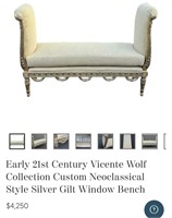 M - VINCENT WOLF COLLECTION BENCH 37X52  (M15)