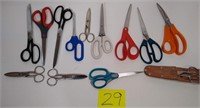 Lot of 13 Scissors