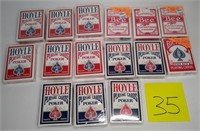 15 sealed packs of New Playing Cards