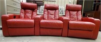 3 Seat Theatre Seating Reclining Couch