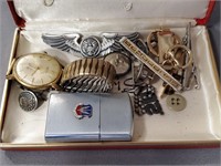 Lighter, Watch And Military Pins