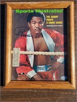 Signed George Foreman Magazine Cover