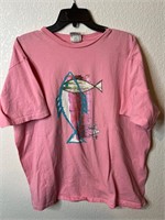 Vintage Fish Shirt Pink