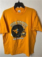 Vintage West Virginia Football Helmet Shirt