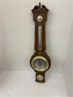 Banjo Style Thermometer Barometer WORKS