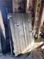 Vintage barn door
