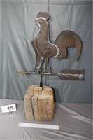 20TH CENTURY COPPER ROOSTER WEATHER VANE