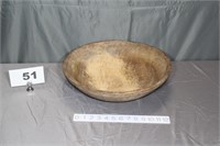 WOODEN BOWL 16" WIDE