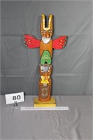 TOTEM POLE IND DECORATION-25IN TALL
