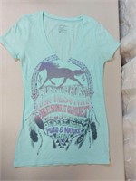 American Eagle Horse Shirt Womens M