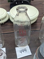 IXL Creamery Quart Milk Bottle