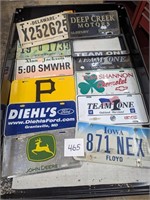 Lot of License Plates