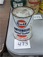 Gulf Antifreeze Can