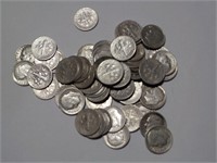 $5.50 Roosevelt Dimes 1952, 1953, 1953D