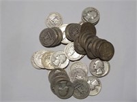 $10.00 Silver Washington Quarters