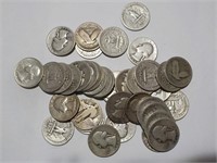 $10.00 Silver Washington Quarters