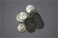 $3.00 Canadian some silver quarters 1942-68