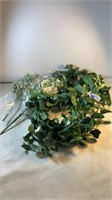 Faux Frosted Flowers Lot