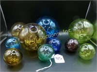 blown glass balls