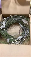 Frosted Birch Wreath NWT