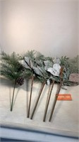 Frosted Tree Branch Floral Picks NWT