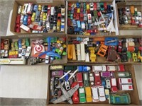 LARGE LOT OF TOY CARS, TRUCKS & MORE: