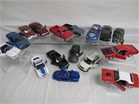 (16) 1/24 SCALE DIECAST CARS: