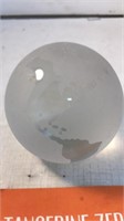 The World Glass Paper Weight
