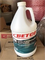 4-Gallons of Betco Alcohol Foaming Hand Sanitizer