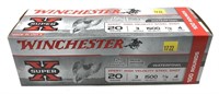 Box of 100 rounds 20 Ga. 3" No. 4 Winchester steel