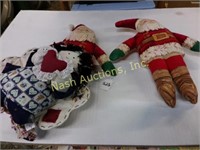 stuffed Santas, doll