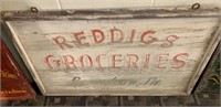 Paint Decorated Wooden Trade Sign (Reddig’s