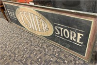 Large Painted Trade Sign (Lesher Store)