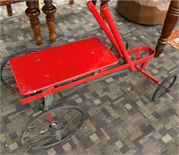 Antique Red Painted Child’s Cart