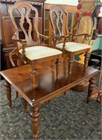 6 Pc. Cherry Dining Room Set (Table, 4 Chairs &