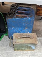 Metal Cans and Ammo Box