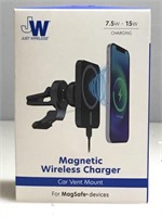 NIB Just Wireless Magnetic Car Vent Charger