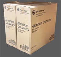 (2) Cases of PACTIV 2 lb. Loaf Pan, 300 ct.
