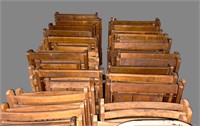 (35+) Wooden chairs from the 1950s. Some are