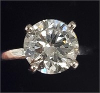 $5735 14K  Lab Grown Diamond (1.6Ct,Si2,F) Ring