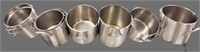 (8) Stainless steel stock/cook pots with