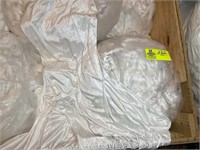 WHITE OR OFF WHITE CHAIR COVERS APPROX. 25 PER BAG