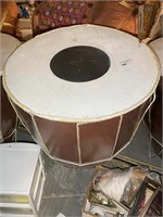 LARGE DRUM FOR DECORATING APPROX 45 IN X 42 IN TAL